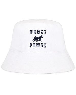Siegelman Stable Embroidered Bucket Hat - White