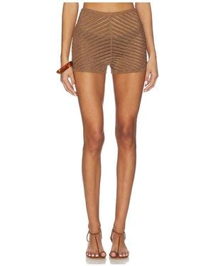 Devon Windsor Gem Short En Color Taupe Talla (También En S, Xs, M) - Multicolor