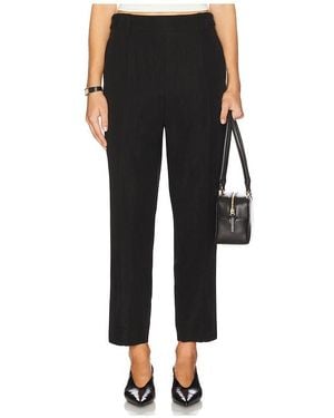 Vince Mid Rise Utility Tab Easy Pull On Pant - Black