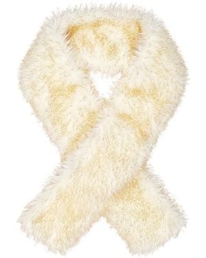 Lamarque Haris Faux Fur Scarf - Natural