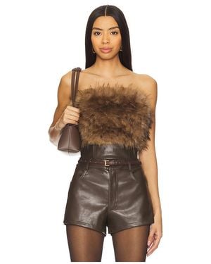 Line & Dot Wallace Top - Brown