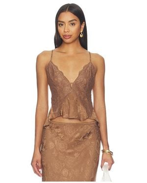 Ronny Kobo Danielle Top - Brown