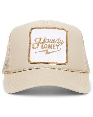 Friday Feelin Howdy Honey Hat - Natural