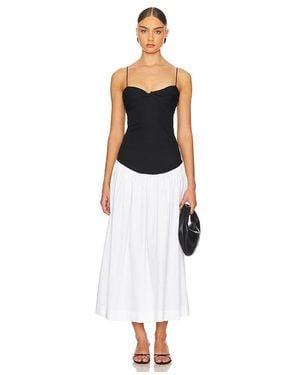 SWF X Revolve Drop Waist Dress - White