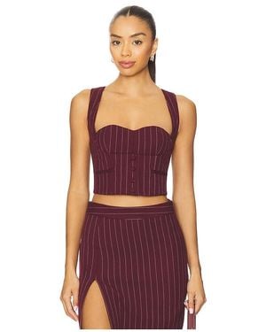 retroféte Monet Waistcoat - Red