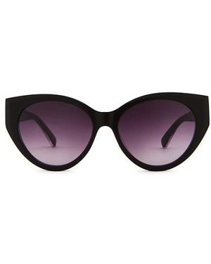 Stella McCartney LUNETTES DE SOLEIL EDGE en Burgundy. - Violet