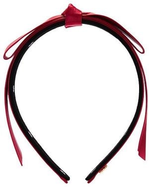 Lele Sadoughi Bardot Faux Leather Headband - Multicolour