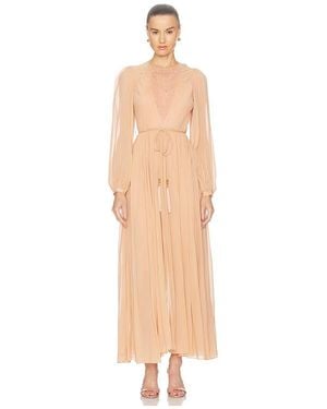Zimmermann Valiant Embroidered Bib Dress - White
