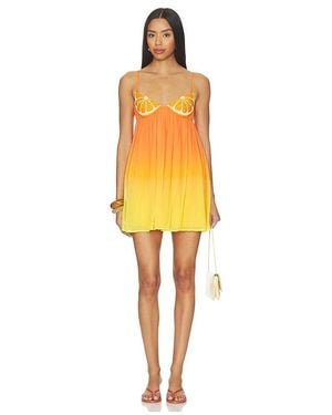 Leslie Amon Minikleid Citrus - Gelb