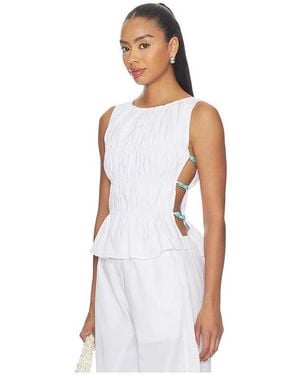 MORE TO COME Nisha Top - White