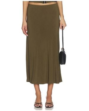 Bella Venice X Revolve Jessie Slip Skirt - Green