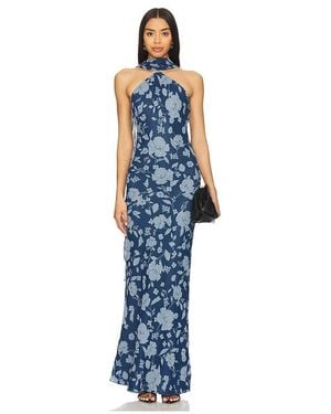 Stone Cold Fox X Revolve Avery Gown - Blue
