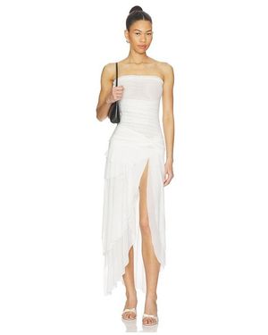 GUIZIO Lyla Twist Dress - White