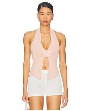 With Jean Rose Top - White