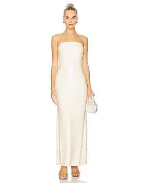Simon Miller Sculpty Strapless Sequin Dress - White