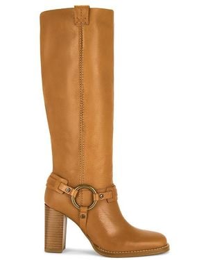 Free People Heidi Tall Harness Boot - Brown