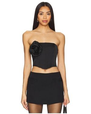 Nbd Chiara Bustier Top - Black