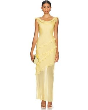 Saloni Vestido renu - Amarillo