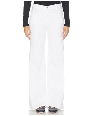Citizens of Humanity Kimberly Patch Pocket Flare Jeans - White