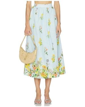 Hemant & Nandita Skirt - Blue