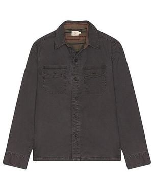 Faherty Lakeside Cpo Shirt - Black