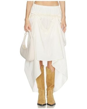 LOBA Falda Cecilia En Talla (También En Xs, M) - Blanco