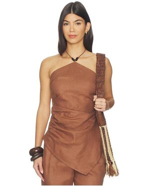 Faithfull the Brand Amaia Top - Brown
