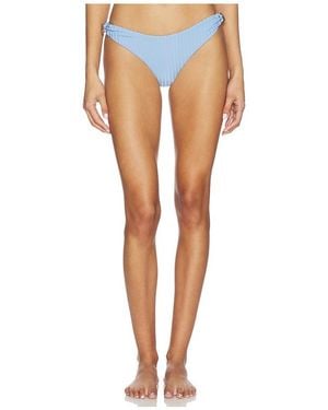 MINKPINK Zephyr Shell Bikini Bottom - Blue