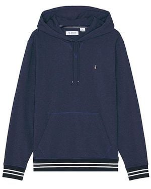 Original Penguin Tv Pete Fleece Hoodie - Blue