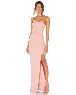 Nookie Lust One Shoulder Gown - White