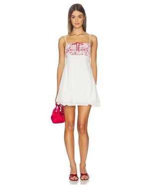 Frankie's Bikinis Imani Cotton Mini Dress - White