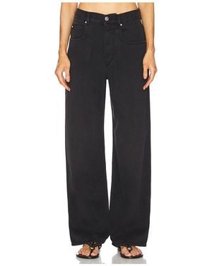 Isabel Marant Rodayna ワイドレッグ - ブラック