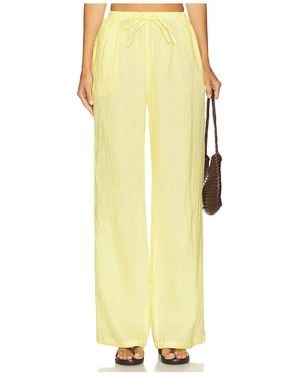 AEXAE X Revolve Drawstring Pant - Yellow