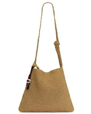 Free People Coastal Crush Straw Tote - Natural