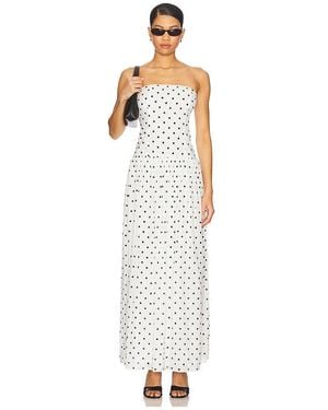 MORE TO COME Celsee Strapless Maxi Dress - White