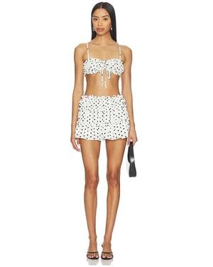 MORE TO COME Mandy Mini Skirt Set - Multicolour