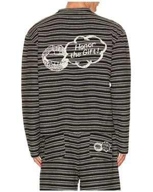 Honor The Gift Speak Striped Long Sleeve - Black