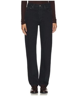 Agolde 90's Pinch Waist Long Jeans - Black