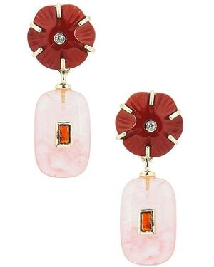 DANNIJO Louis Earring - Red