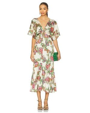 MISA Los Angles Midi-Kleid Irena - Mettallic