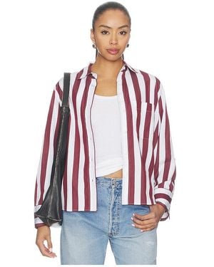 Madewell Yneck Shirt - Red