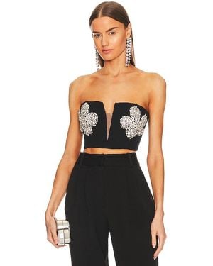 Bardot Ambiance Bustier Top - Black