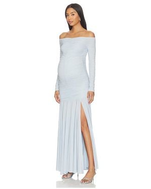 BUMPSUIT Maxikleid Airbrush - Weiß