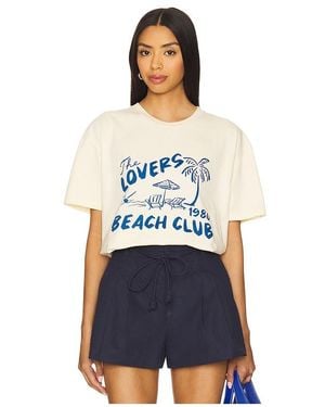 Lovers + Friends Cover Up Tee - Blue