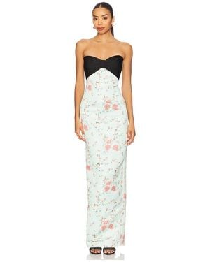 SAU LEE Mona Dress - White