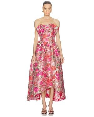 Elliatt Floralie Strapless Gown - White