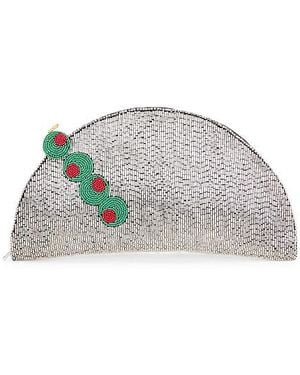 Simon Miller Beaded Lune Clutch - Multicolour