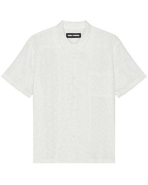 DOUBLE RAINBOUU Hawaiian Shirt - White