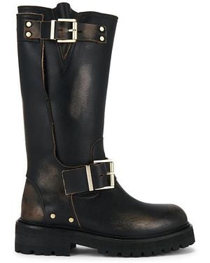 AllSaints Tay Biker Boot - Black