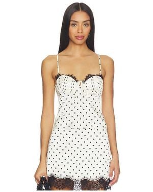 For Love & Lemons Babette Camisole Top - White